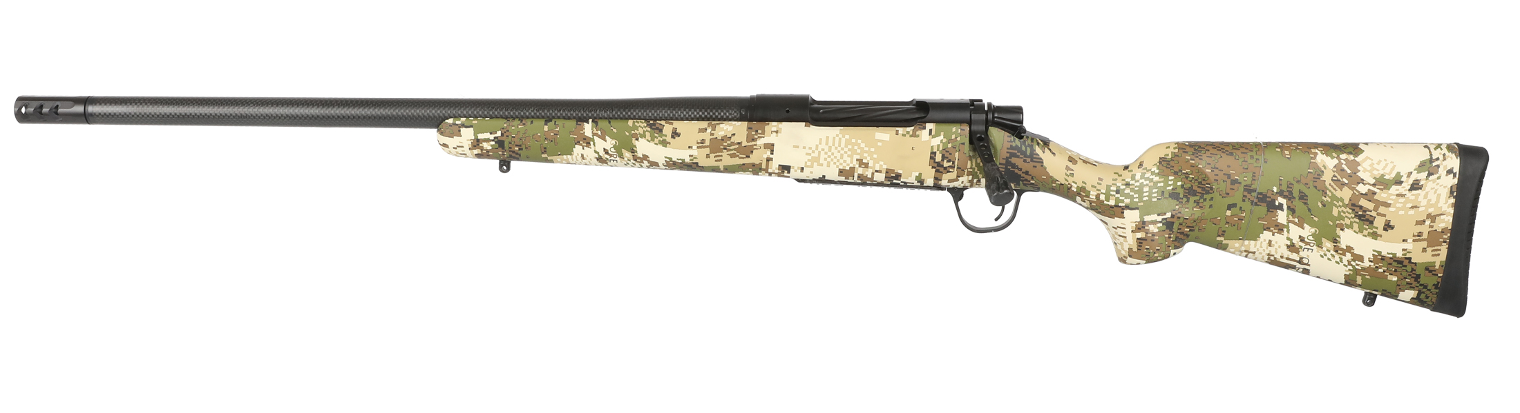 Christensen Arms Ridgeline Sitka FFT, 28 Nosler, 22in. Barrel, 4rd, Sitka Subalpine Camo CF Stock & CF Barrel - Black (NPN: 801-06295-00)