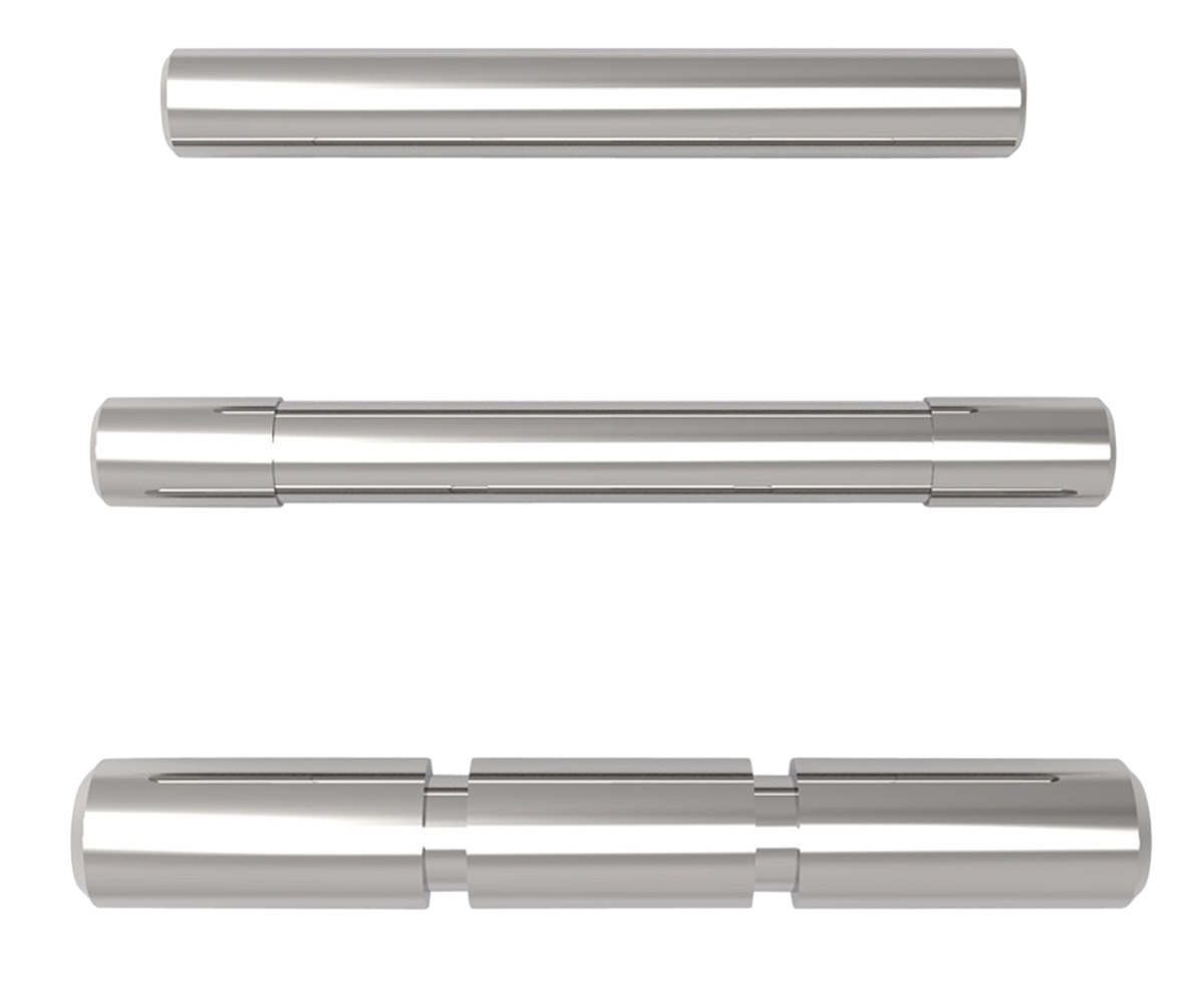 Cross Armory 3 Pin Set for Glock Gen1-3 Silver Steel