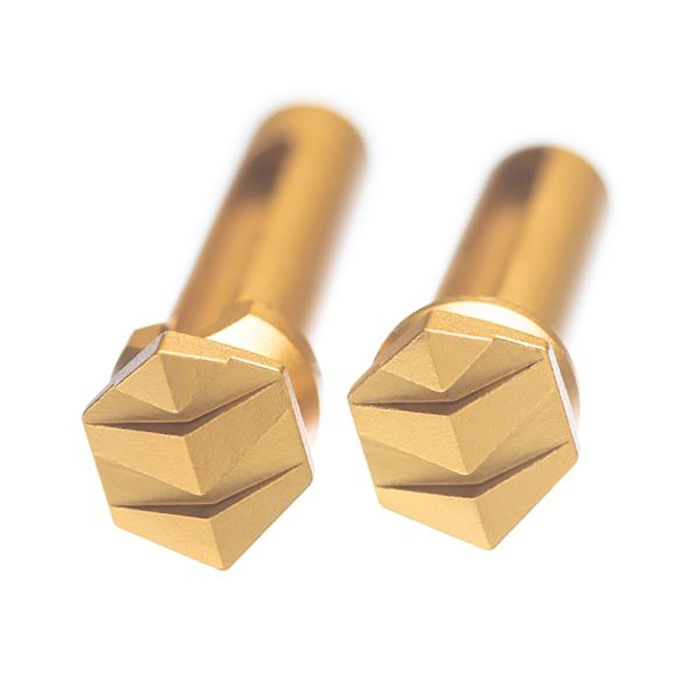 Tyrant Designs Enhanced Takedown Pins AR-15 Gold