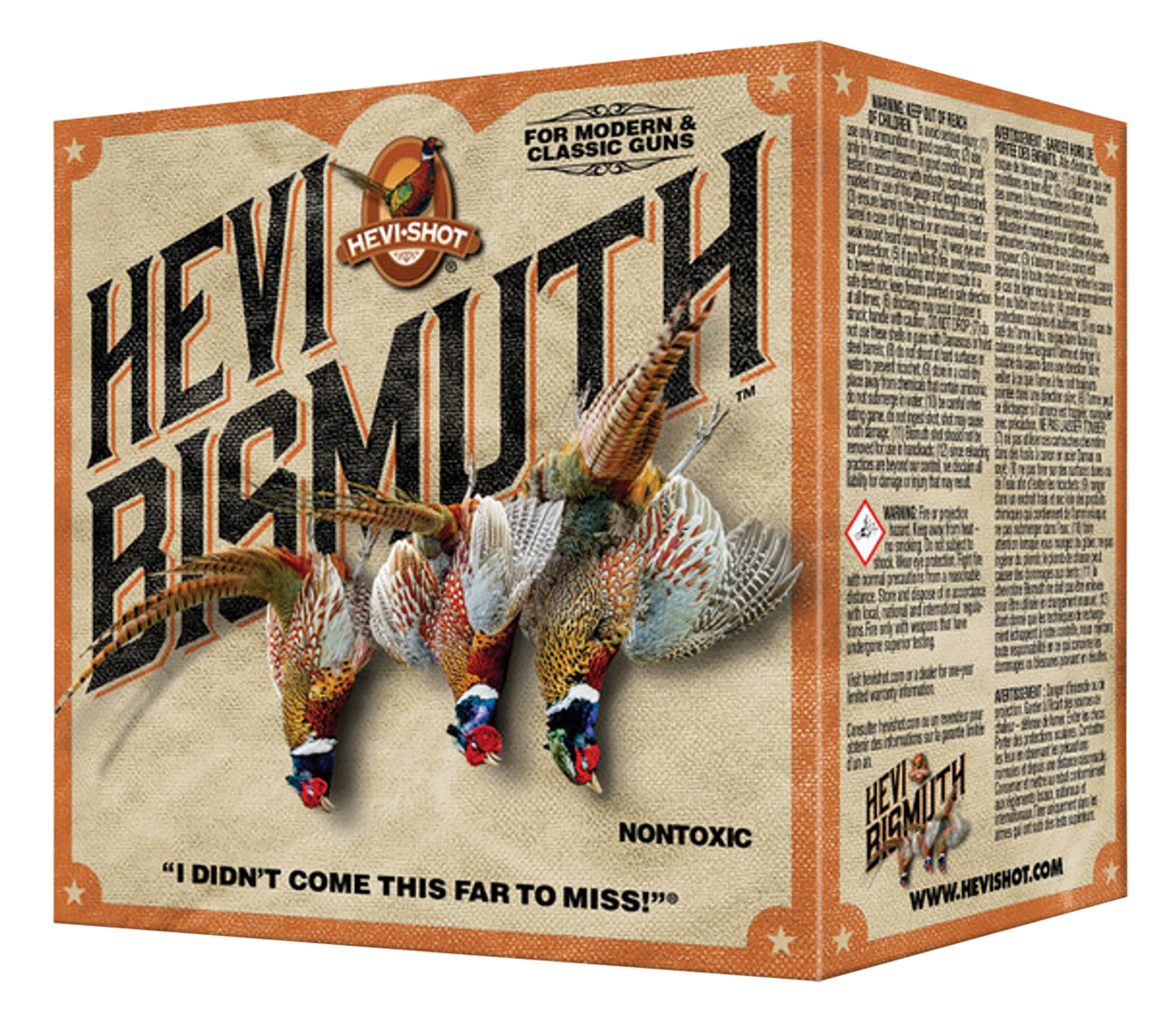 HEVI-Shot HS16713 HEVI-Bismuth Upland 16Gauge 2.75" 1 1/8oz Bismuth 3Shot 25 Rounds