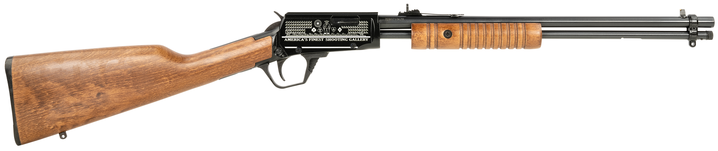 Rossi RP22181WDEN07 Gallery 22 Long Rifle 18" 15+1 Polished Steel Hardwood Stock