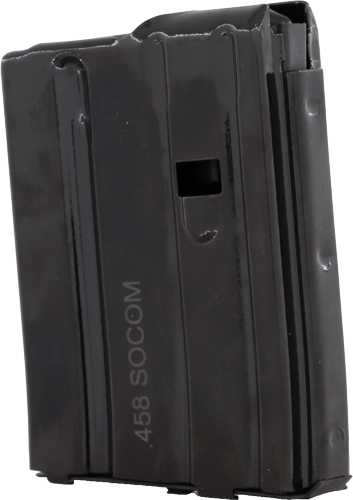 E-Lander Magazine .458 Socom 4 Round Steel Compatible with AR-15 Type Firearms