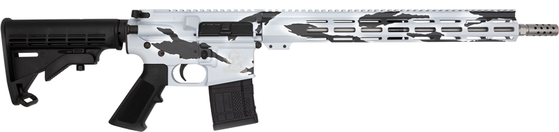 Great Lake Firearms GLFA AR15 Rifle 350 Legend 16 Inch 5 Round Pursuit Snow Camo