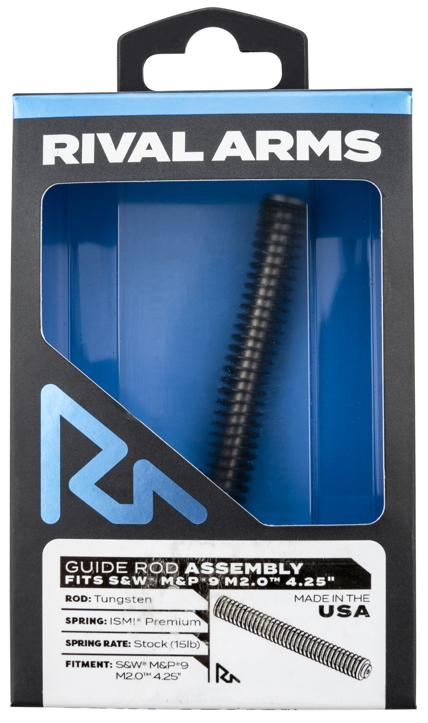 RIVAL ARMS Tungsten Guide Rod Assembly for S&W M&P-9 4.25 inch