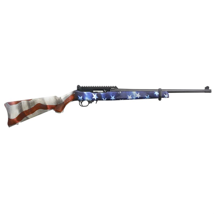 Ruger 10/22 Collector Series 22 Long Rifle 18.5 Inch 10 Rounds American Flag