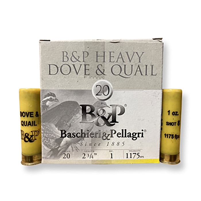 20 GAUGE 2-3/4'' 1OZ 1,175FPS #8 250 CASE