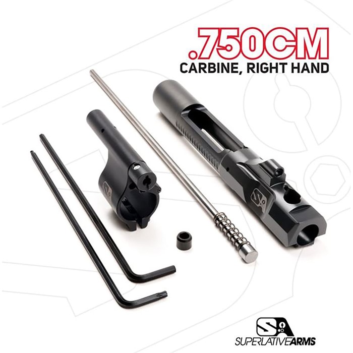 Superlative Arms AR-15 Adjustable Piston System Clamp On 0.750 Gas Block Carbine RH