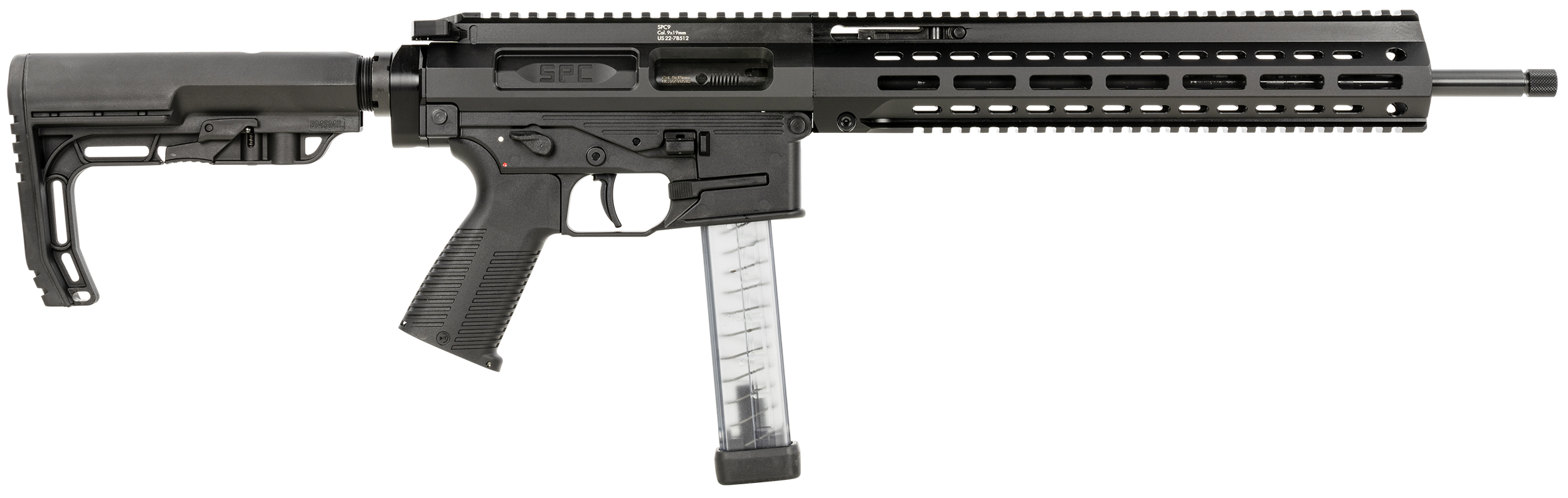 B&T SPC9 Sport 9mm Luger 16in 33rd Capacity MFT 6?Position Stock Finish