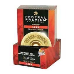 Federal Wing-Shok 12 Gauge 1-1/4 Ounce #7.5 Shot 25 Rounds
