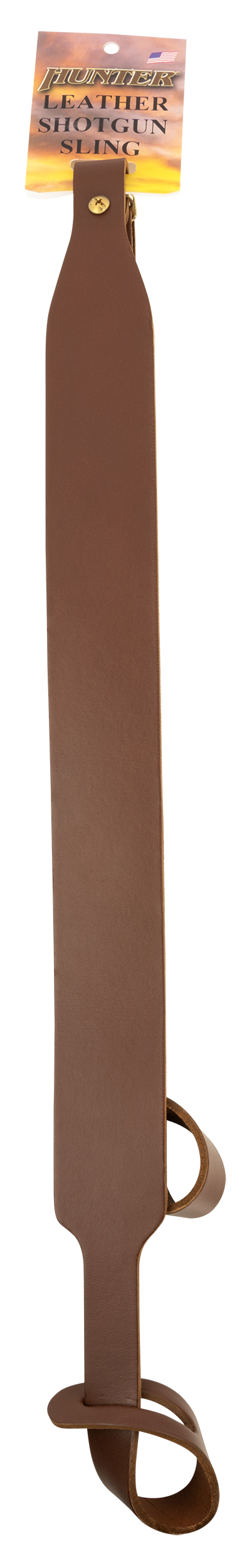 Hunter Company 065533 Plain  Brown Leather, For Shotgun