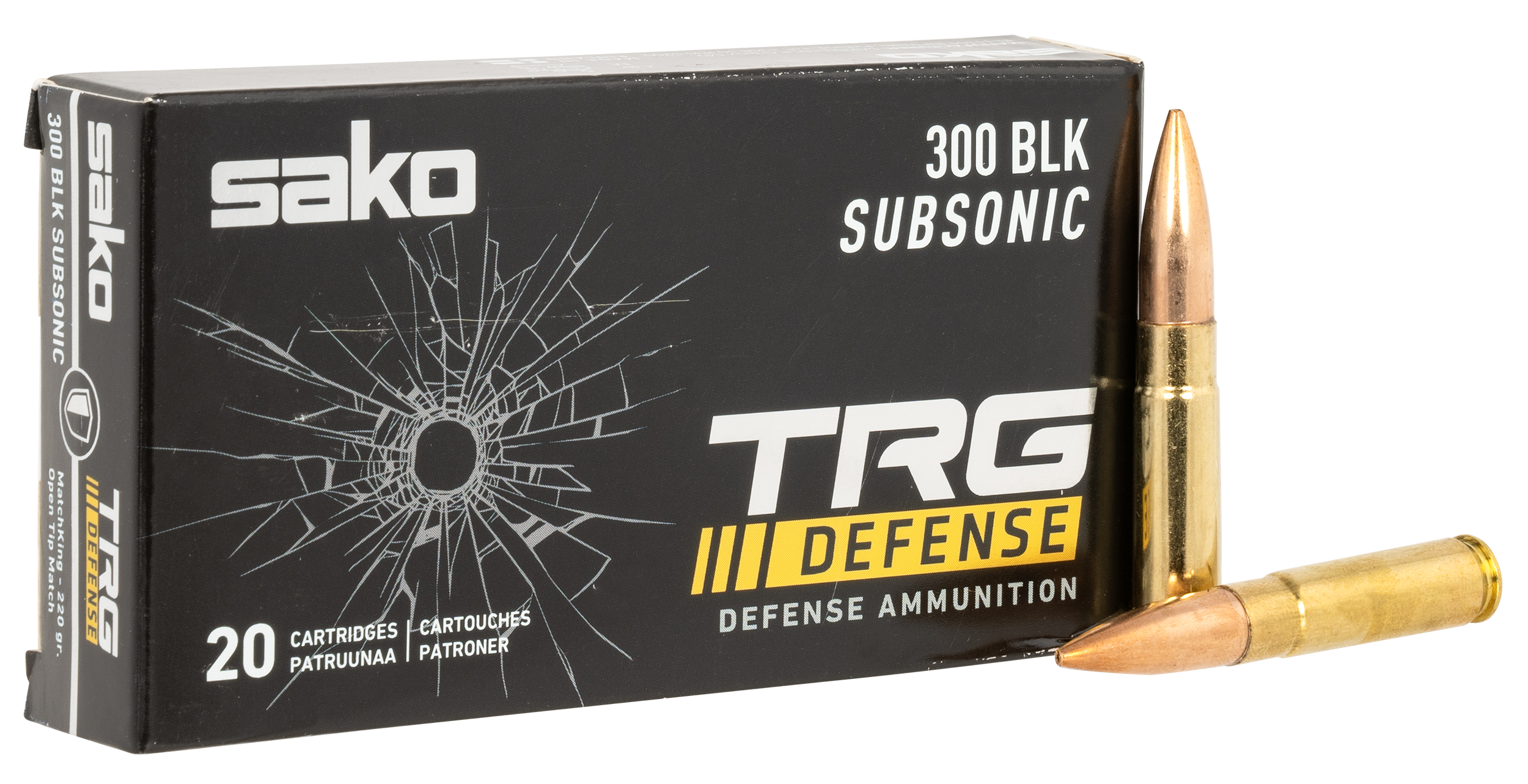 SAKO (TIKKA) JASTRG300BLK220B MatchKing 300Blackout 220gr 20 Rounds