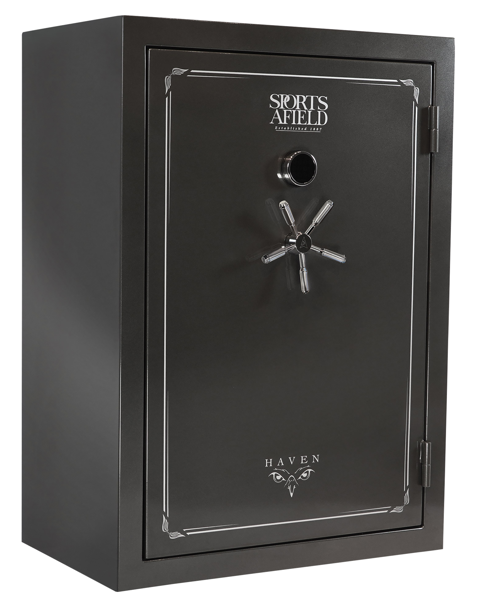 Sports Afield SECSA5942HX Haven  Electronic Keypad/Key Entry Dark Gray Metallic Steel Holds 48 + 8 59" H x 42" W x 26" D Fireproof- Yes