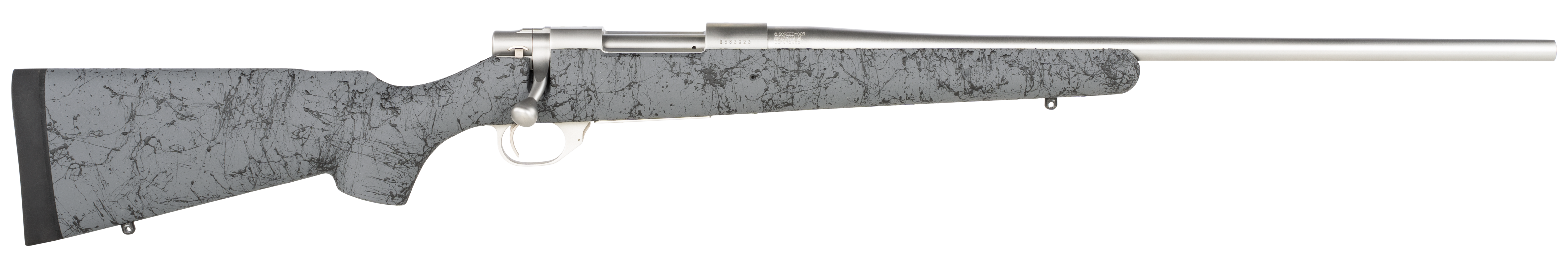 Howa HHS63111 M1500 HS Precision 308 Win 5+1 22", Stainless Steel Metal Finish & Gray Black Webbed Fixed HS Precision Stock