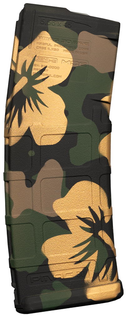 Weapon Works PMAG GEN M2 MOE 30rd Polymer Aloha Woodland Fits AR M4 5.56x45mm