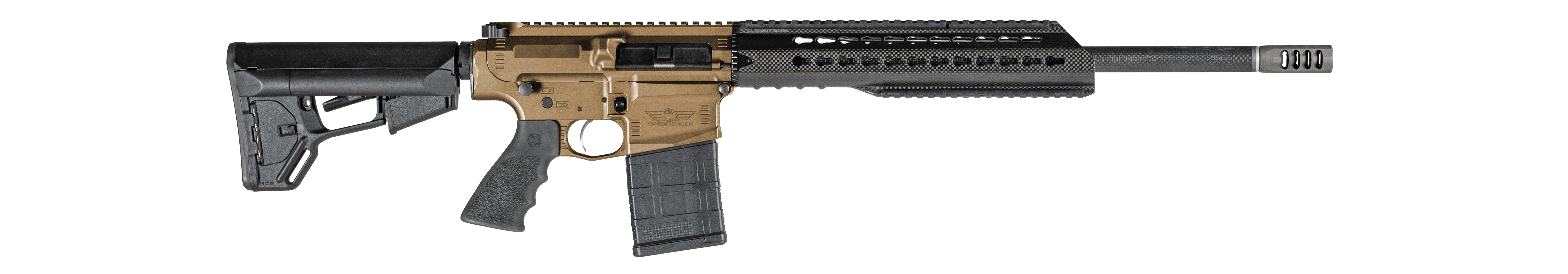 Christensen Arms CA101541137435 CA-10 DMR  308 Win 20+1 20" Barrel, Burnt Bronze Cerakote Metal Finish, Black Adjustable Magpul STR Stock, Black Polymer Grip