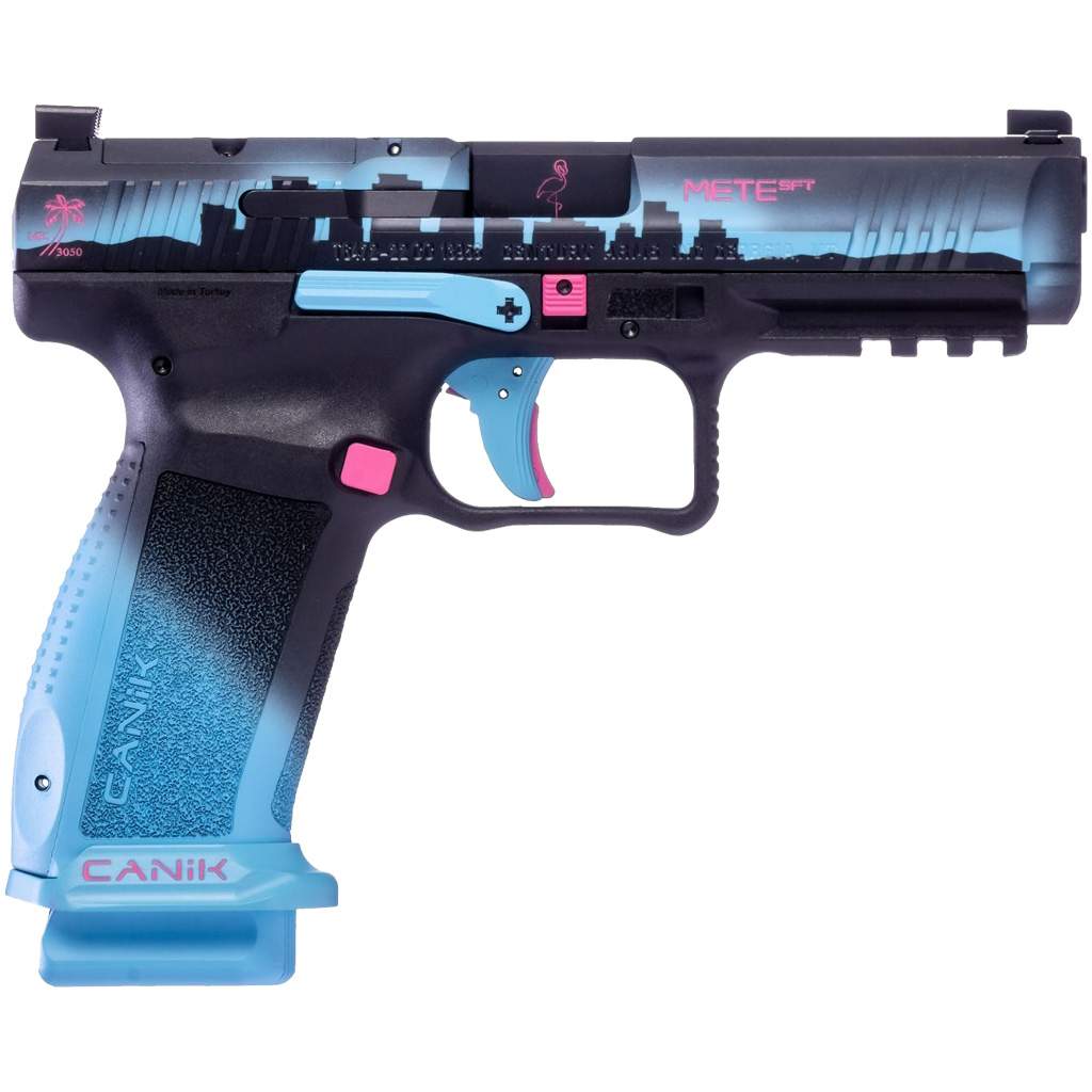 Canik Mete SFT 9mm Luger 4.46in Barrel 18/20 Rounds Miami Nights Finish