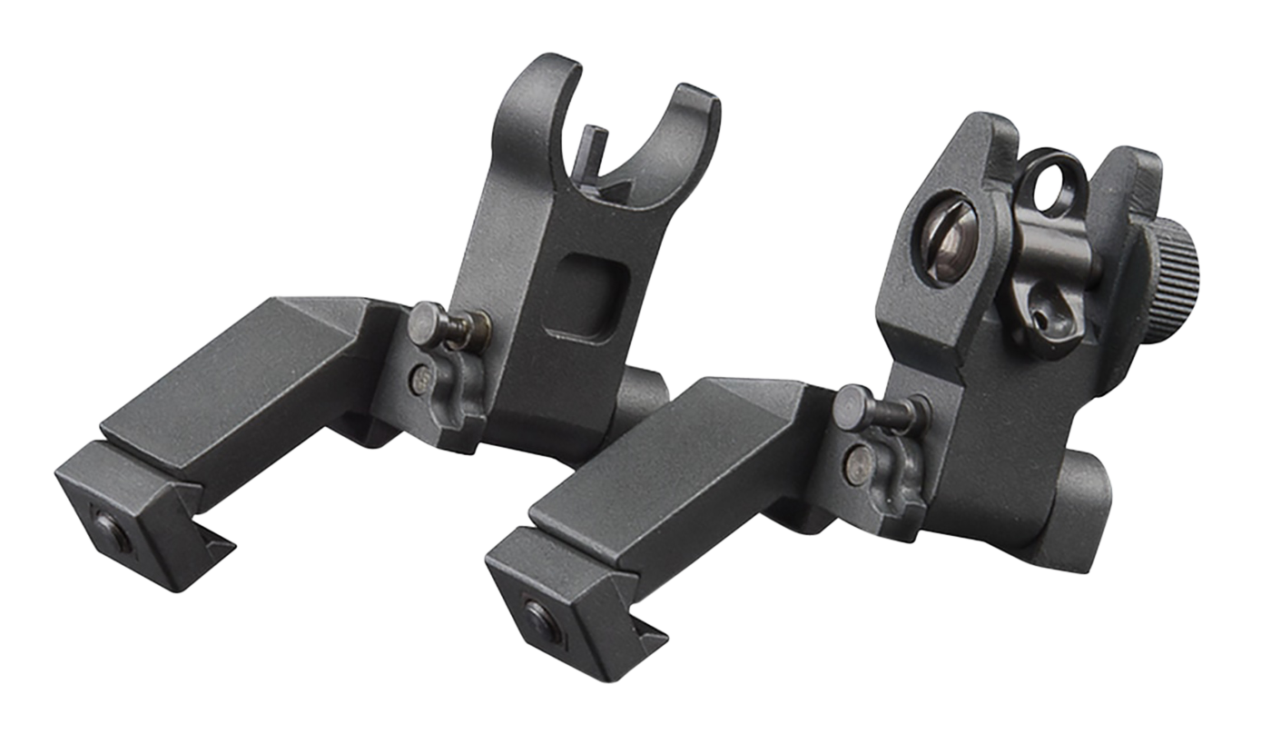 Aim Sports MT45FS AR Low Profile 45 Degree Flip-Up Sight Set for AR-15