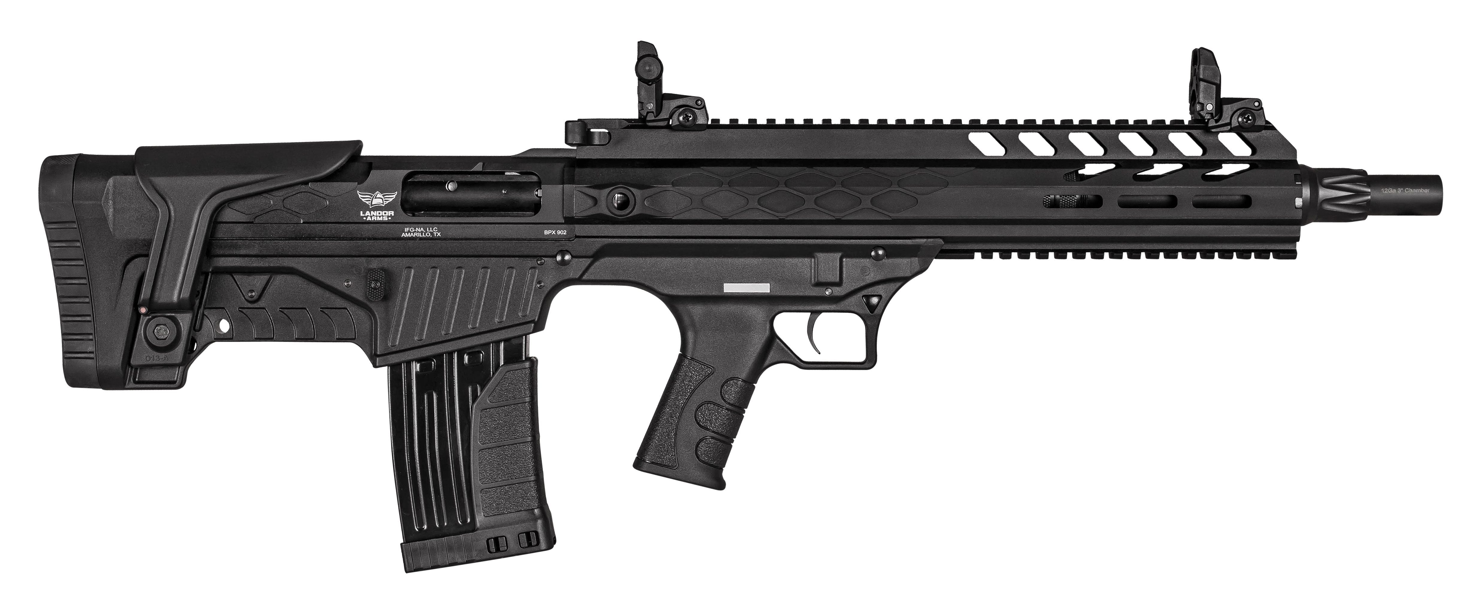 Canyon Arms BPX-902 12GA, 18.5in. Barrel, 5rd - Black (LDBPX9021218)