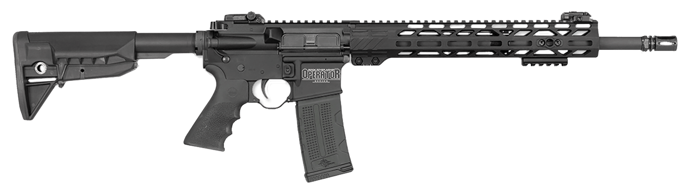 Rock River Arms OP1510 LAR-15M Operator DMR 5.56x45mm NATO 30+1 16", Black, BCM SOPMOD Stock, 13" M-Lok Handguard, Hogue Beavertail Grip, Magpul MBUS Pro Sights, OEM Match Trigger