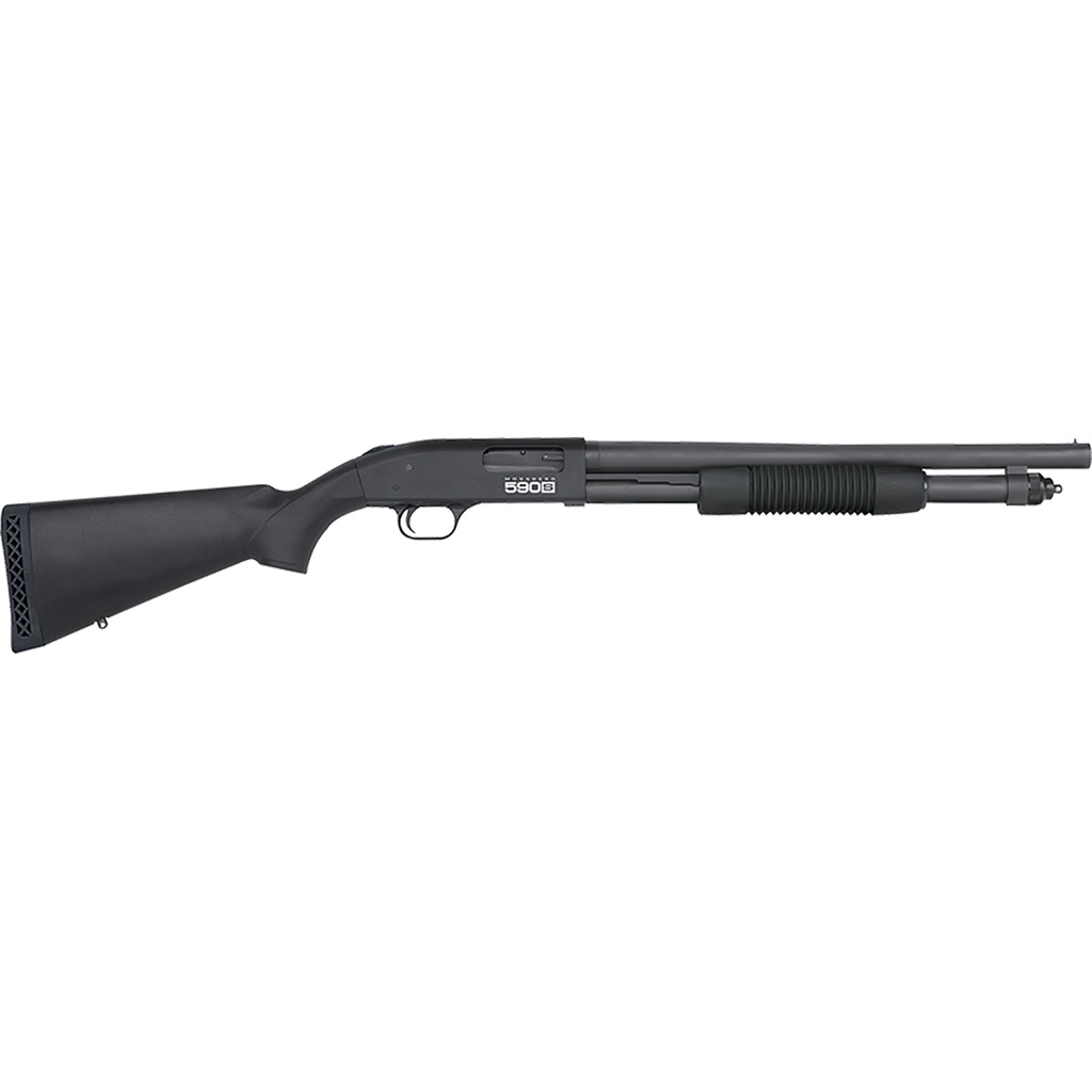 590S COMPLIANT 12 GAUGE 18.5'' BARREL PUMP SHOTGUN BLACK