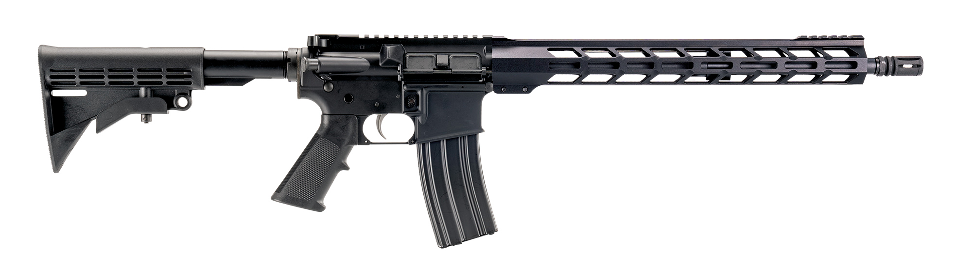 Anderson Manufacturing AM-15 Utility 5.56x45 NATO, 16in. Barrel, 30rd, 15" MLOK Handguard, A2 Grip & M4 Stock - Black