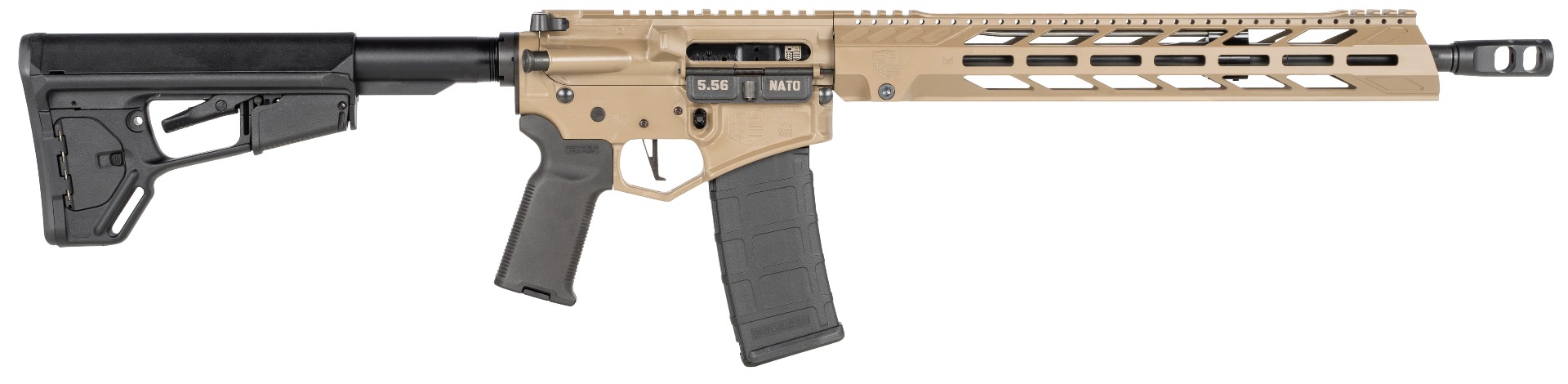 Diamondback DB15 5.56 NATO 16in 30 Rounds Flat Dark Earth FDE