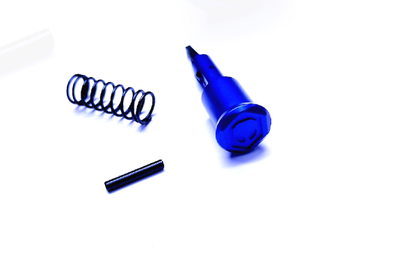 Alien Armory Tactical Anodized Aluminum Forward Assist Blue for Upper Receivers