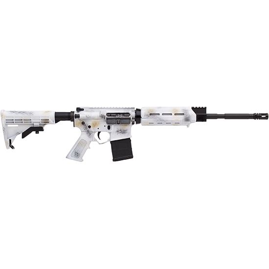 Alex Pro Firearms Arctic 5.56x45 NATO 16in 30rd White Mil Spec A2 Grip M4 Stock