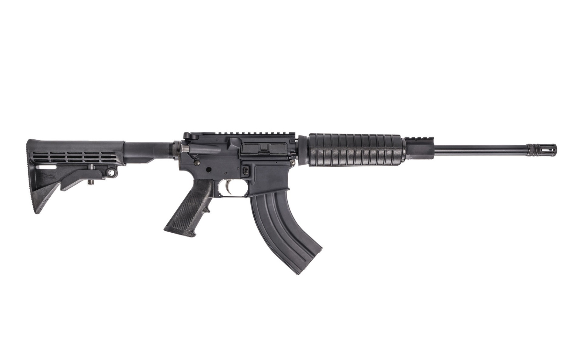Anderson Manufacturing AM-15 7.62x39mm, 16in. Barrel, 30rd, A2 Handguard, Grip & M4 Stock - Black