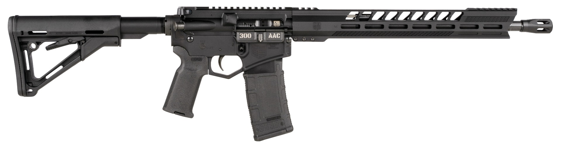 Diamondback DB15 300 AAC Blackout 16in 30rd Finish Nitride Black Gold