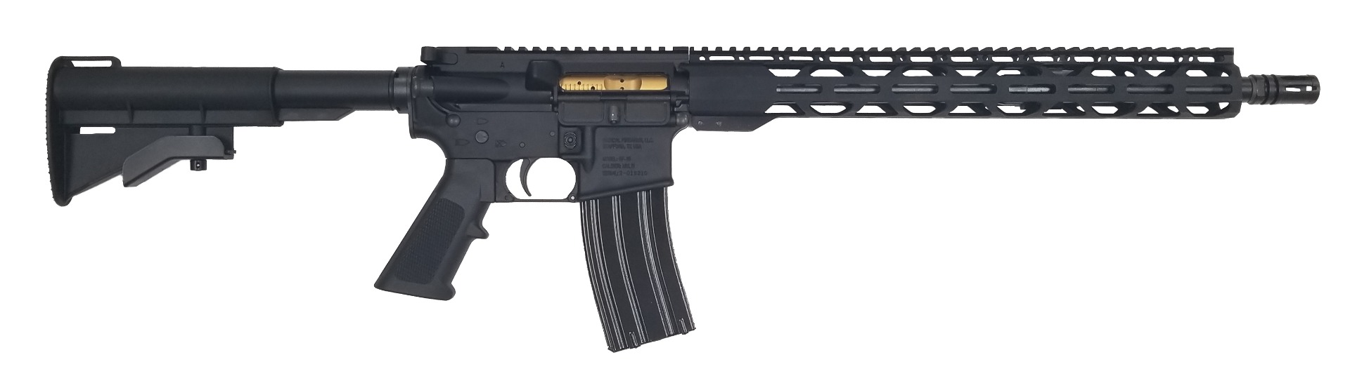 Radical Firearms Forged Ar-15 5.56 Nato 16 inch 30 Round Melonite TiN Gold