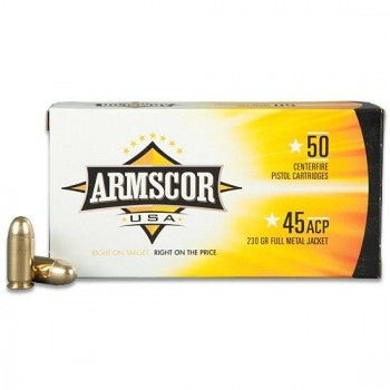 Armscor .45 ACP Full Metal Jacket 230 Grain 50 Rounds