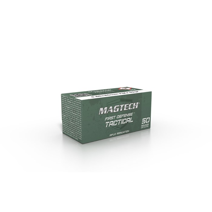 Magtech, First Defense Tactical, 5.56x45mm Nato, Full Metal Jacket, 55 Grain, 50 Rounds