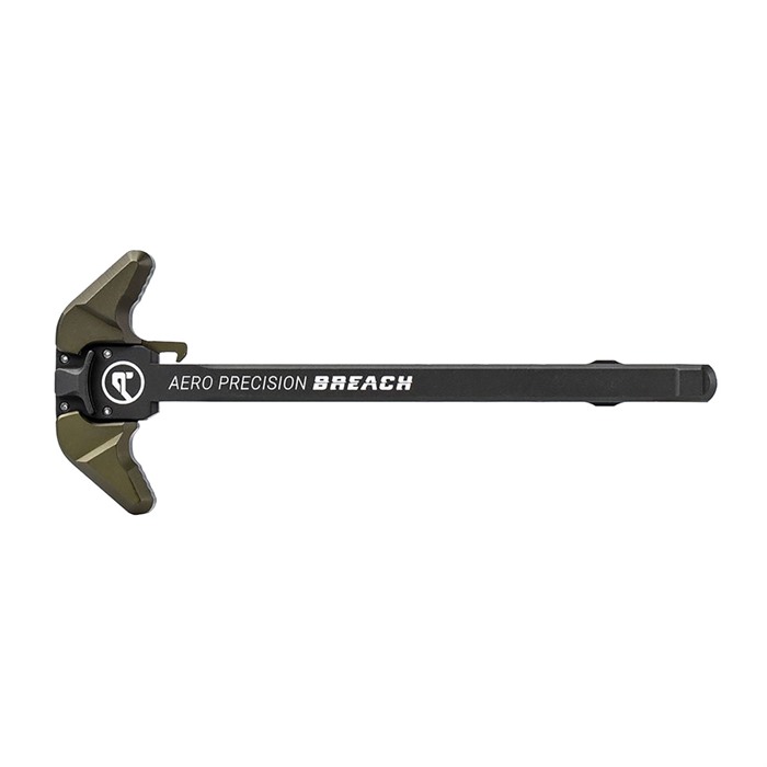 Aero Precision AR-15 Breach Ambidextrous Charging Handle Large Lever O.D. Green