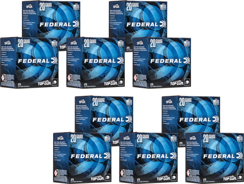 Federal Top Gun 20 Gauge Lead Shot 7/8 Ounce 250 Rounds