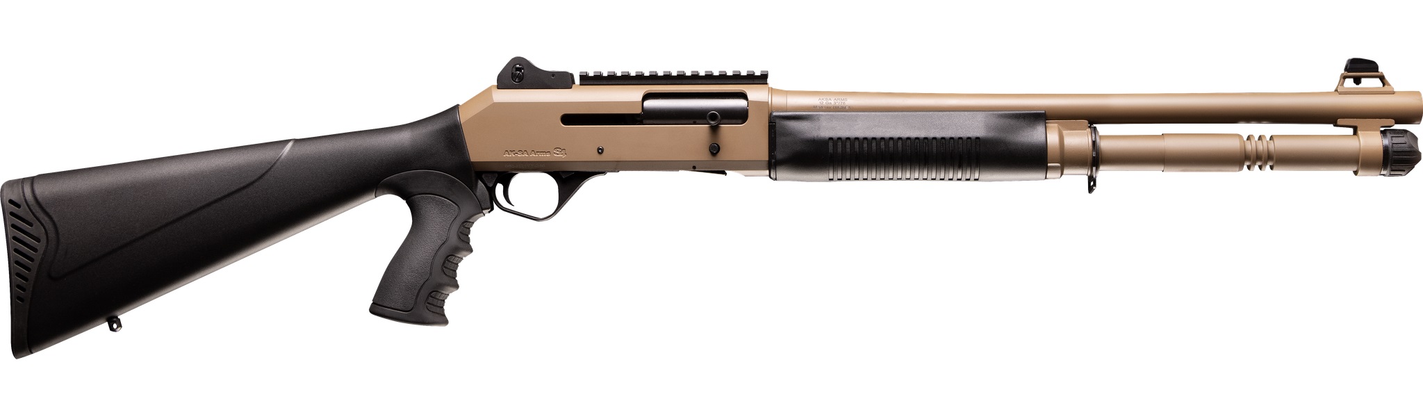 Four Peaks ASKA S4 12 Gauge 18.5 Inch 5 Round Flat Dark Earth
