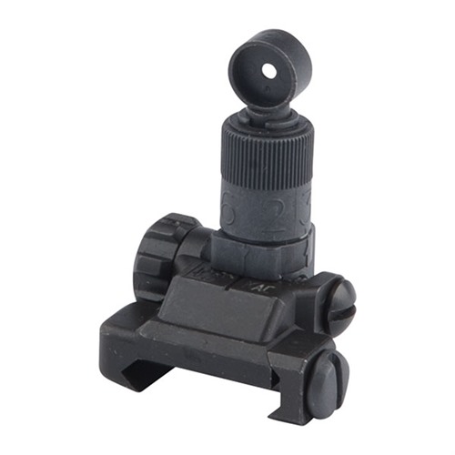 Knights Armament AR-15 Flip-Up Adjustable Tactical Micro Rear Sight 600 Meter