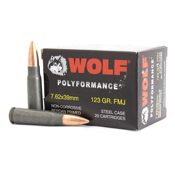 7.62X39MM 123GR FULL METAL JACKET 20/BOX - 762BFMJ