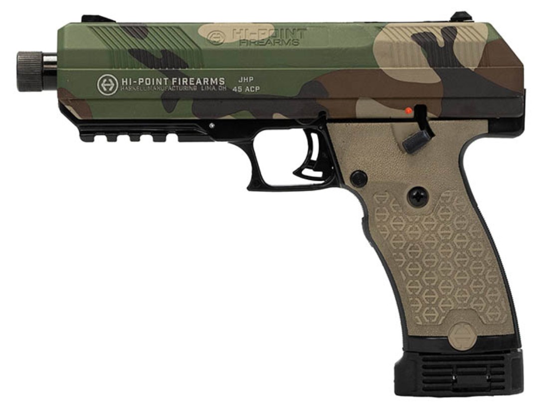 Hi-Point JHP 45 Gen 2 45 ACP 5.25 Inch 9 Round M81 Camo