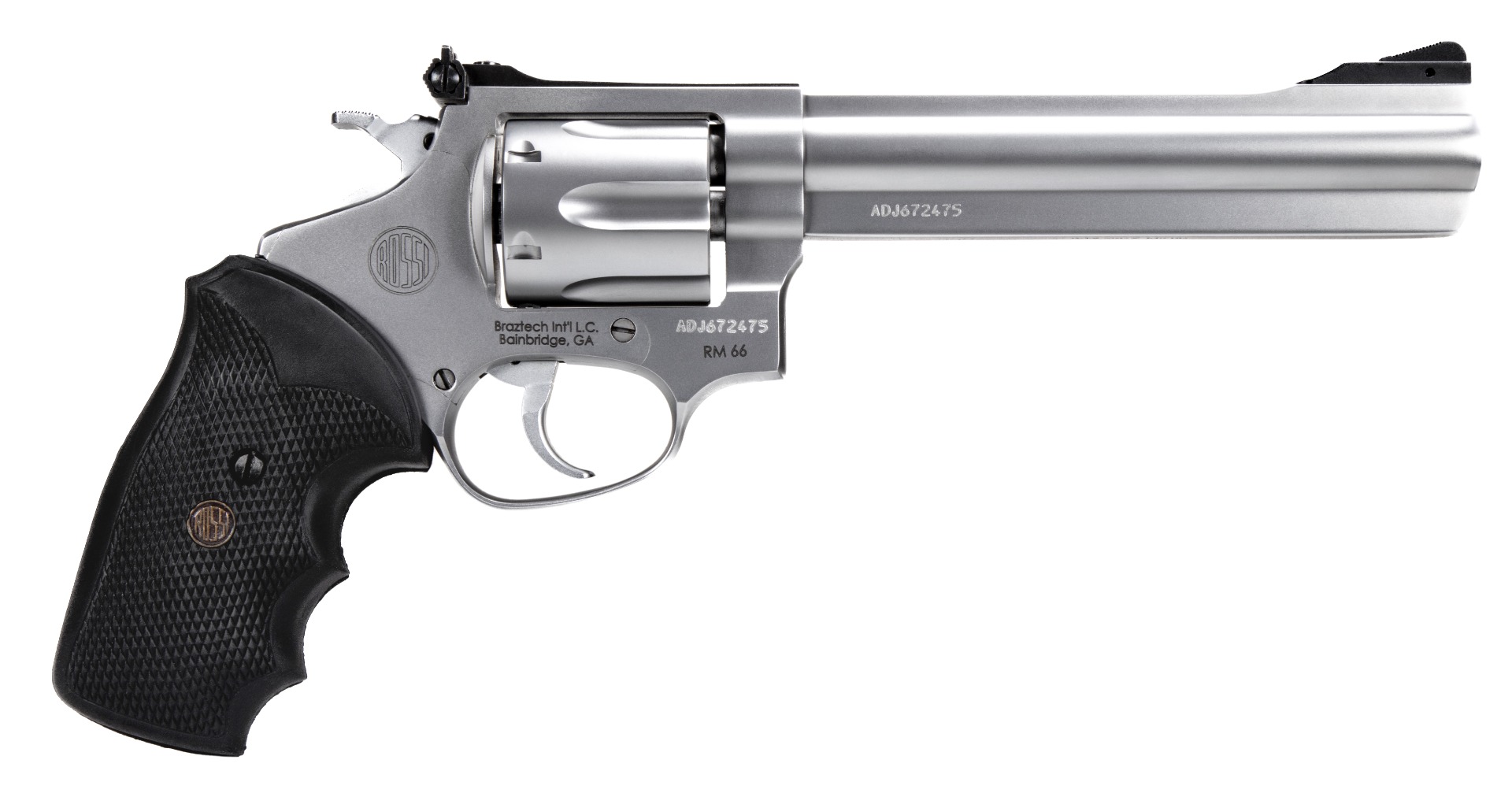 Rossi RM66 Revolver .357 Magnum 6 Inch Barrel 6 Rounds Stainless Steel