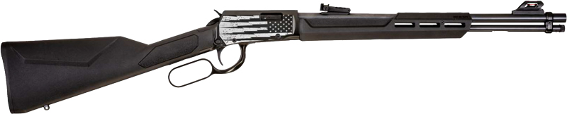 Rossi Rio Bravo Lever Action Rifle .22 WMR 20" 12rd Polymer Stock US Flag Engraving