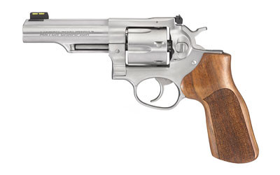 Ruger GP100 Match 10mm Auto 4.20 inch 6 round Satin Stainless Hogue Grip