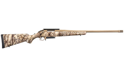 Ruger American 26925 6.5 Creedmoor 22in 3+1 Burnt Bronze Cerakote GoWild Camo