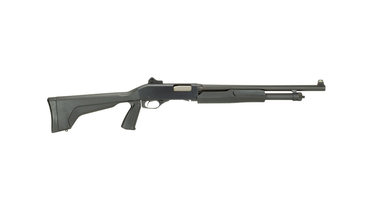 Savage Stevens 320 Security 20 Gauge 18.5 inch 5 Round Plus 1 Matte Blued and Matte Black Ghost Ring