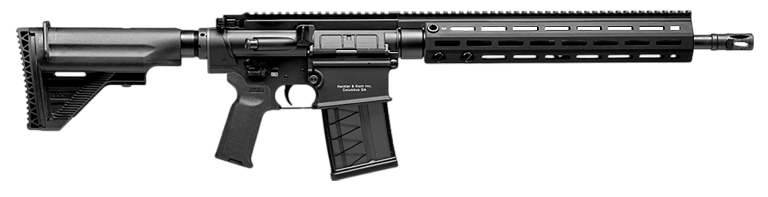 Heckler & Koch MR762 A1 7.62x51mm NATO 16.5in Barrel 20+1 Capacity Black Metal Finish Adjustable Stock Polymer Grip