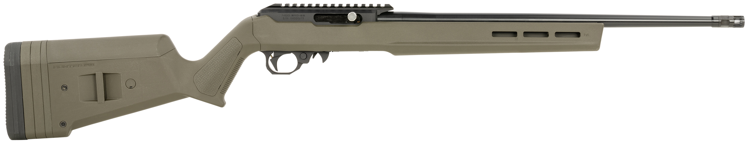Black Rain Ordnance Bro-22 Hunter Rifle 22 LR. 18 in. OD Green Magpul