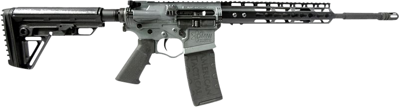 American Tactical Inc. Omni Hybrid Maxx 5.56x45 NATO, 16in. Barrel, 30rd, 10" MLOK Handguard, A2 Grip & TF Alpha Stock - Black (NPN: ATIGOMX556MP3PSG)