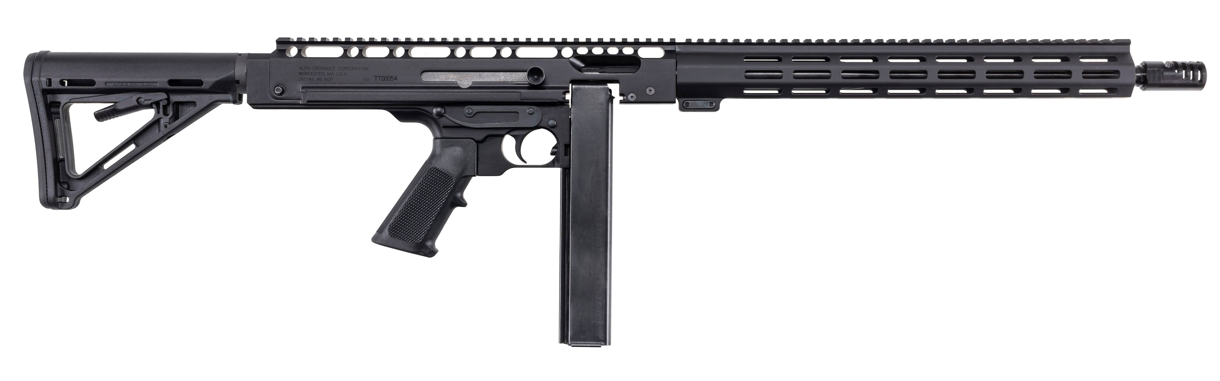 Auto Ordnance Tommy AR 45 ACP 16.65in 30rd M-LOK Alloy Receiver