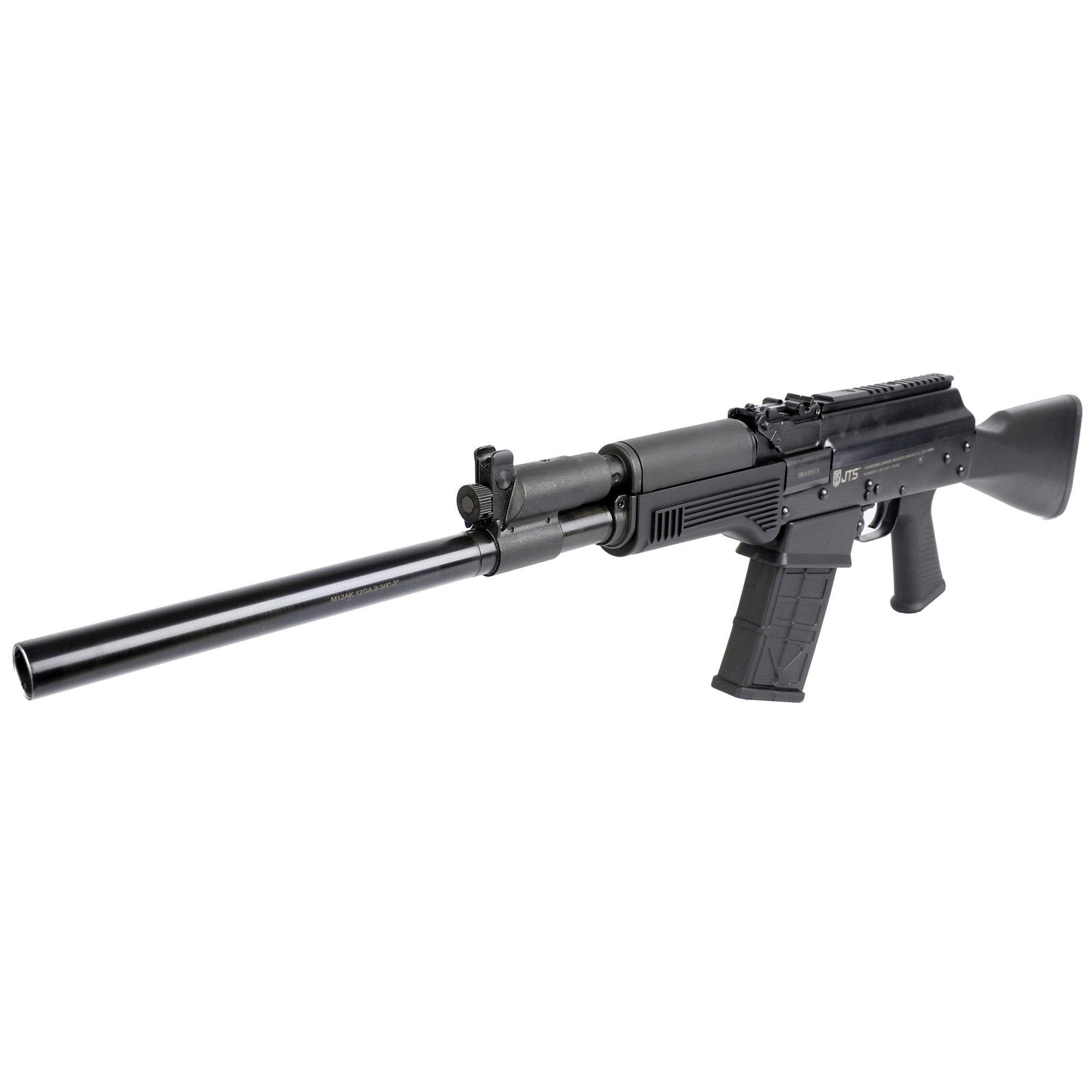 JTS M12AK 12GA, 18.7in. Barrel, 5rd - Black (M12AK)