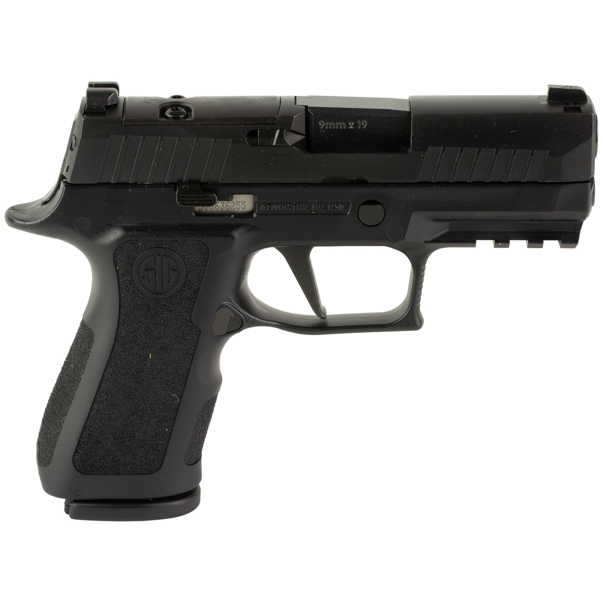 Sig Sauer, P320 XCompact, 9mm Luger, 3.6 in, 10+1, Nitron Slide, Stainless Frame